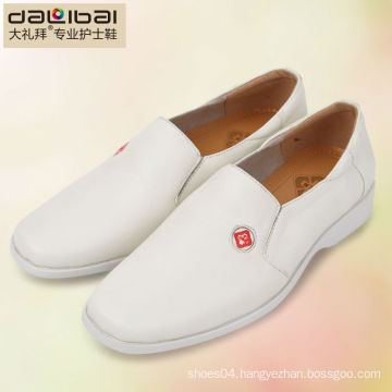 white leather medical shoes for men nurse in hospital